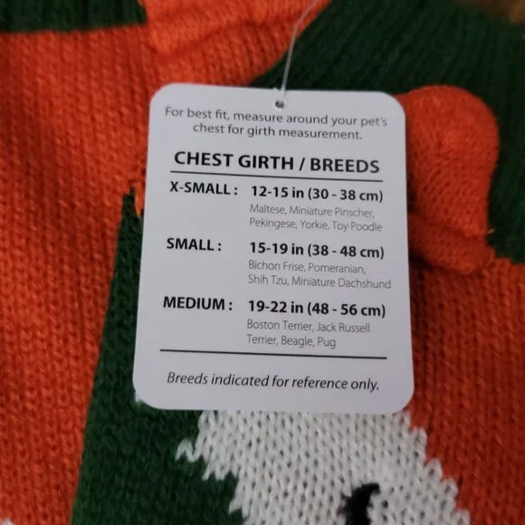 Pet Sweater Dog or Cat FOX xs ea. New w/ Tag! - Picture 4 of 4